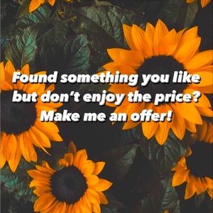 Make a reasonable offer!